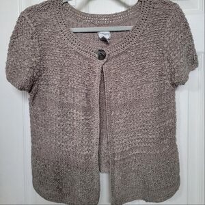 Chico's Taupe Knit Sweater